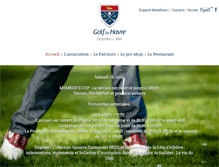 Tablet Screenshot of golfduhavre.com